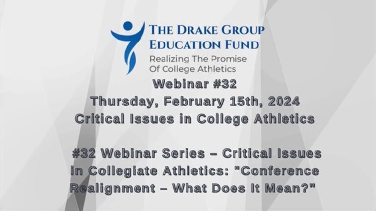 Webinar #32 - Conference Realignment – What Does It Mean? - The Drake ...